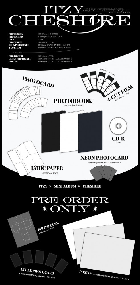 البوم itzy اتزي - CHESHIRE نسخة ستاندرد