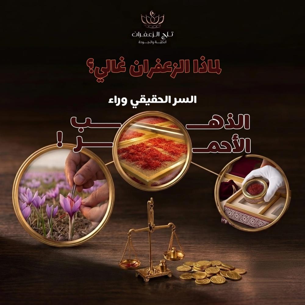 لماذا الزعفران غالي؟ تعرف على السر الحقيقي وراء الذهب الأحمر.