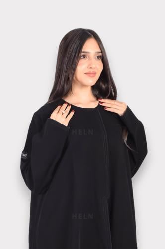 عباية باربي ناعمة أسود