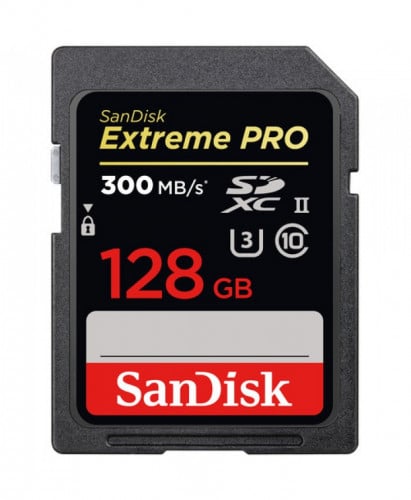 SanDisk 128GB Extreme PRO UHS-II SDXC Memory Card