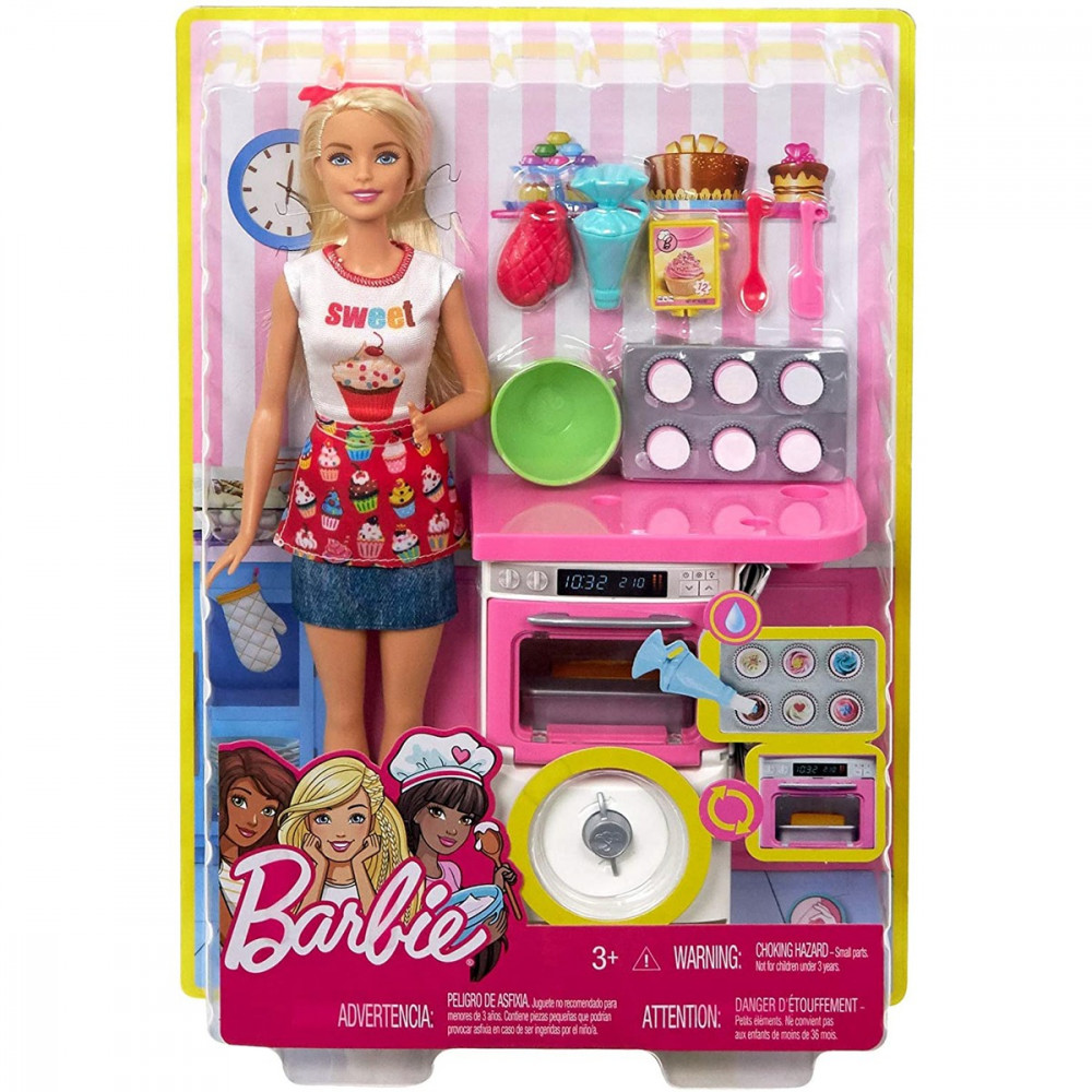 barbie oven set