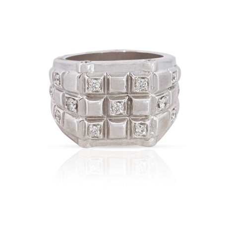 خاتم الماس r silver