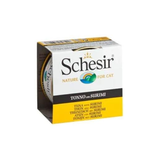 شيزر طعام رطب للقطط بالتونا مع السوريمي 85g