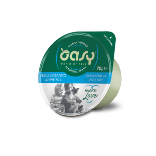 أوسي طعام رطب للقطط باسماك المحيط و البطاطا 70g