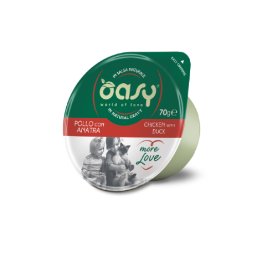 أوسي طعام رطب للقطط بالدجاج و البط 70g