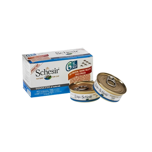 شيزر طعام رطب للقطط بالتونا الطبيعية 6×50g