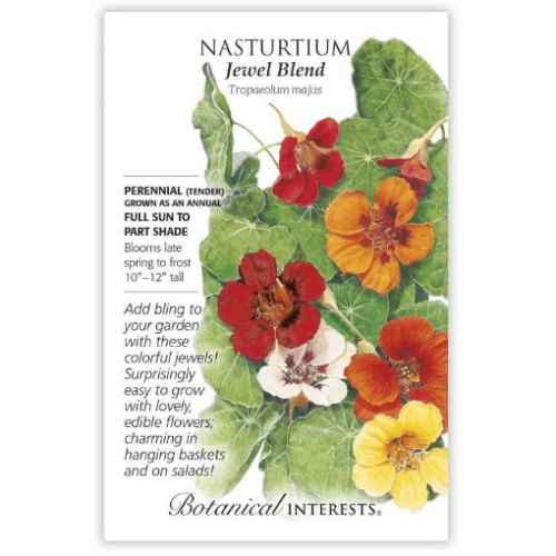 بذور ابو خنجر جواهر - Jewel Blend Nasturtium Seeds