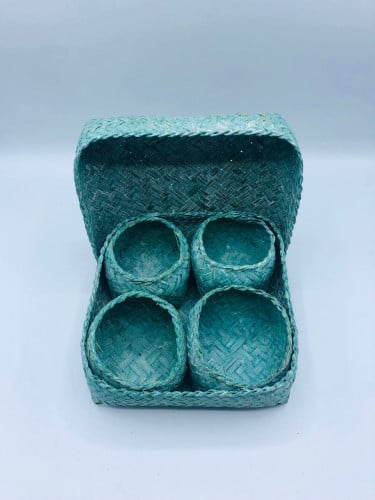 صندوق حجم 15 سم لون أخضر فاتح