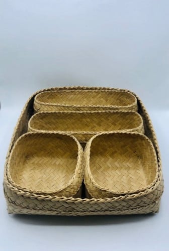 علبة من الخوص كبيرة الحجم (30سم)
