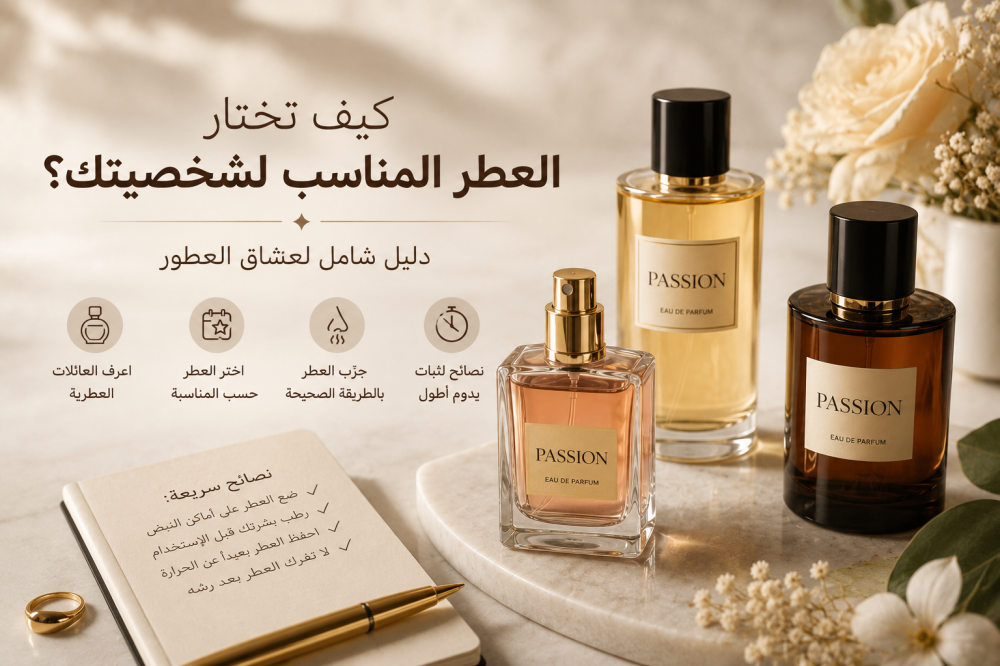 كيف تختار العطر المناسب لشخصيتك؟ دليل شامل لعشاق العطور