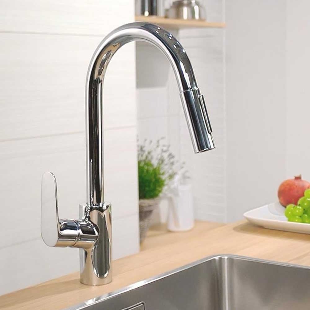 خلاط مطبخ كروم فوكس سحاب 240 هانس جروهي / hansgrohe