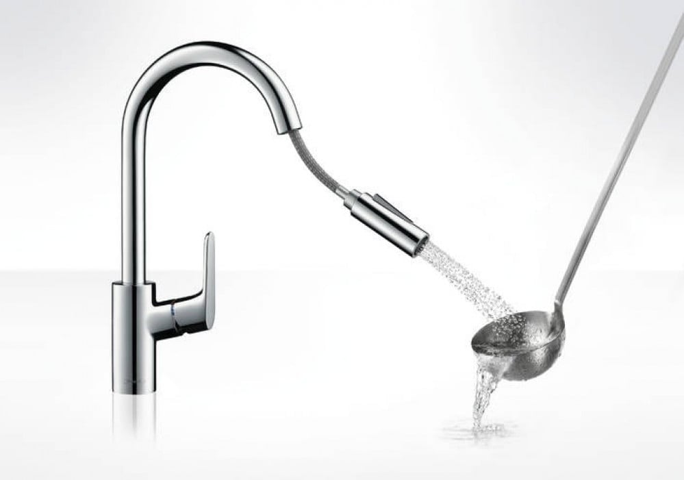 خلاط مطبخ كروم فوكس سحاب 240 هانس جروهي / hansgrohe