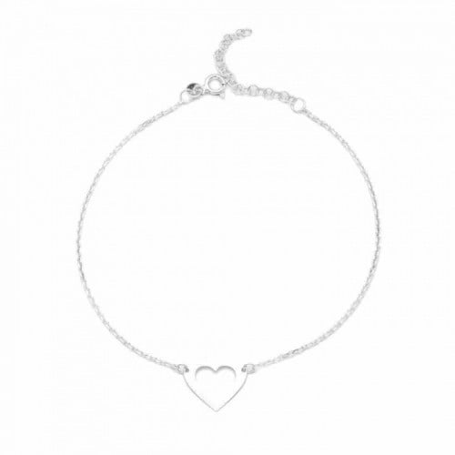 خلخال للقدم من  مجموعة Nafees   على شكل قلب تزين قدمك  -من مجموعة نفيس هدايا مجوهرات هدية نسائية فاخرة 007