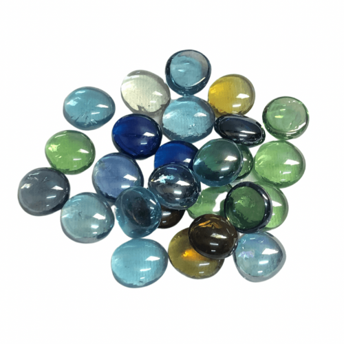 حجر كريستال ديكور بلورات ملون ( وزن 340g )