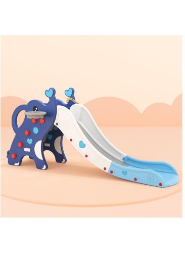 زحليقة علي شكل فيل قابلة للطي مع كرة سلة , أزرق FHR-40 ابعاد المنتج:190*32*80سم ابعاد الكرتون:108*20*58سم