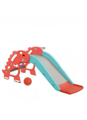 زحليقة علي شكل ديناصور صغير مع كرة سلة ,أحمر -أخضر فاتح FJY-48Red  ابعاد المنتج:123*34*56.5 ابعاد الكرتون:71*16*36.5cm