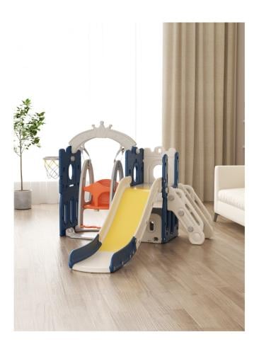 زحليقة مع مرجيحة وكرة سلة 3*1 FJY-151multicolour   ابعاد المنتج:215*165*122سم أبعاد الكرتون:114*36*53