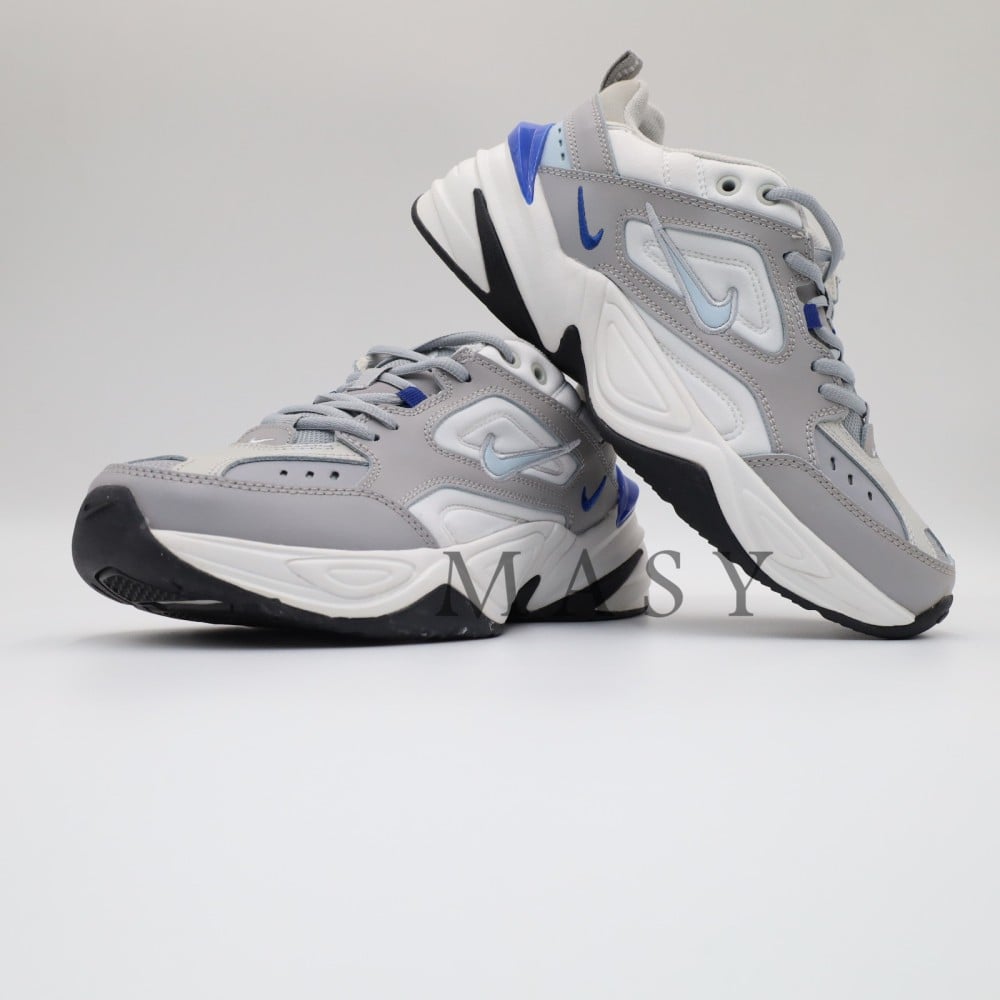 Nike m2k Tekno Wolf Grey Racer Blue Pure Platinum