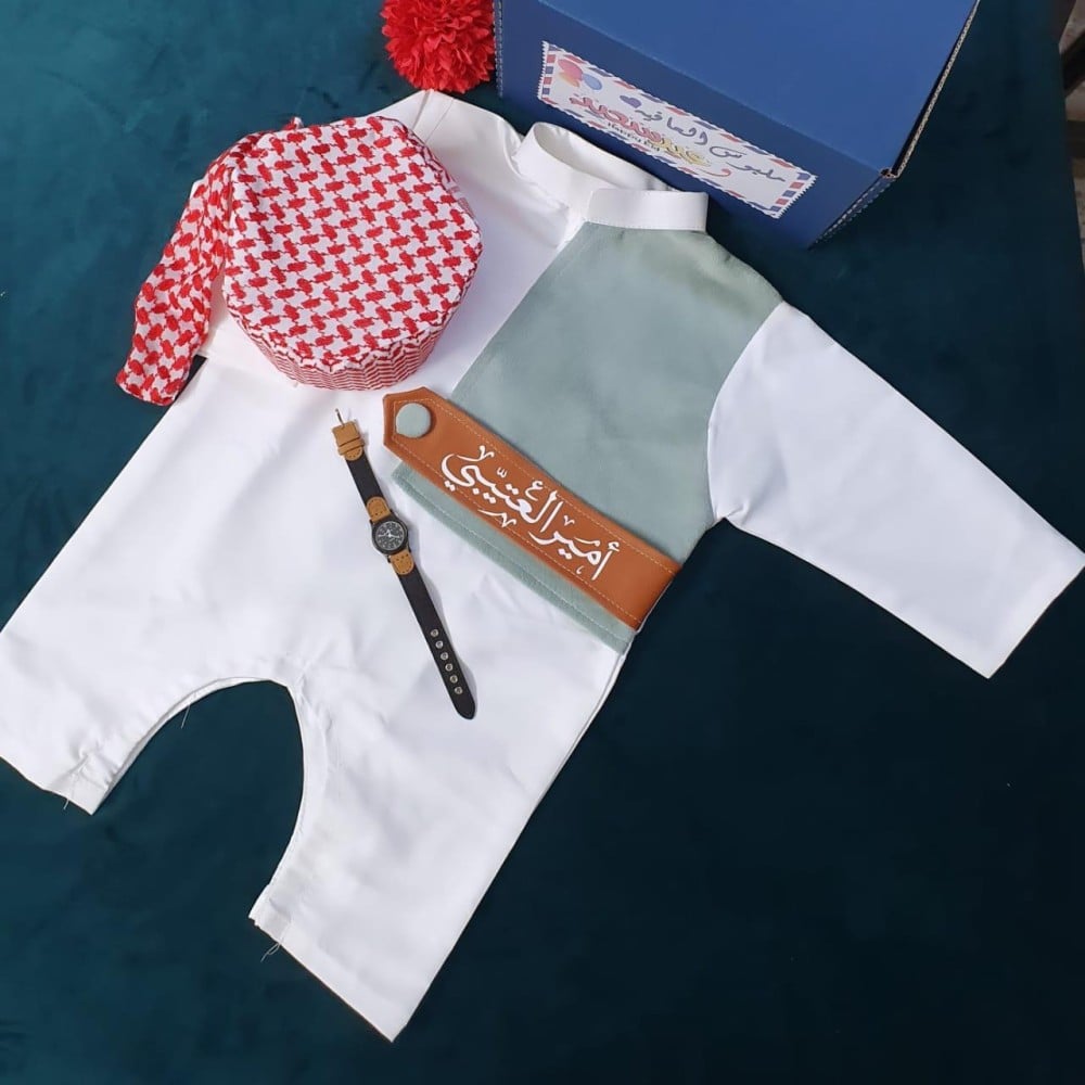 بربتوز العيد مع طاقيه شماغ