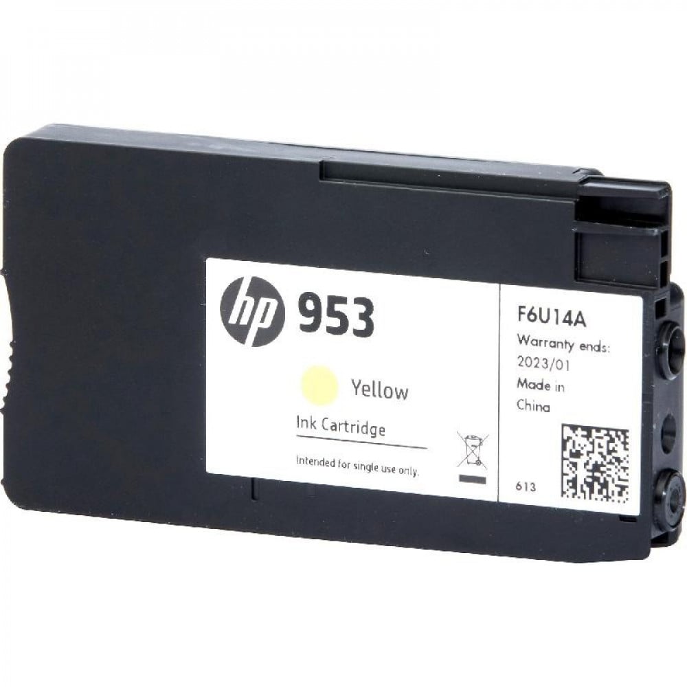 Hp 953 Original Yellow Ink Cartridge - F6U14AE