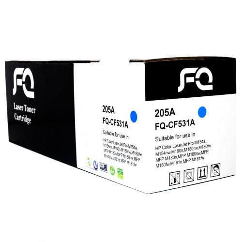 حبر ليزر FQ متوافق مع CF531A 205A سماوي