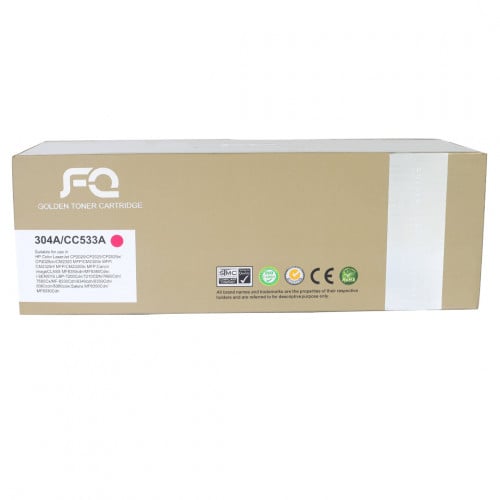 حبر ليزر FQ الذهبي متوافق مع CC533A 304A أرجواني