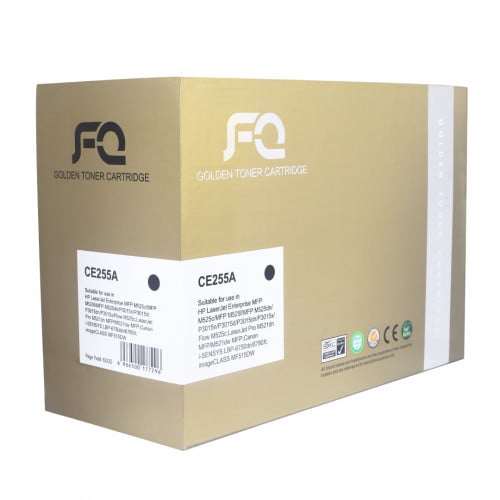 حبر ليزر FQ 55A الذهبي متوافق مع CE255A P3015 أسود