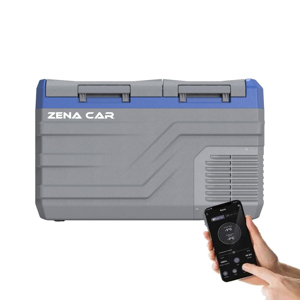 ثلاجه سياره 35لتر بابين من زينه كار  تبريد وتجميد مع تحكم من الجوال - ZENA CAR