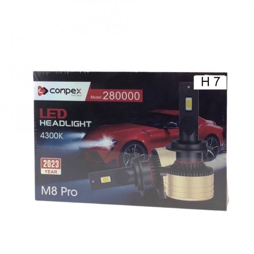 طقم ليد كونبكس H7 كريمي 4300k / M20