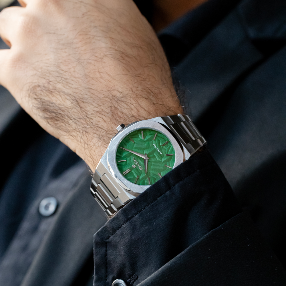 ساعة العز الرجالية ستيل