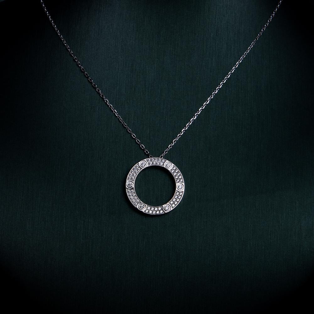 قلادة فضة عيار 925