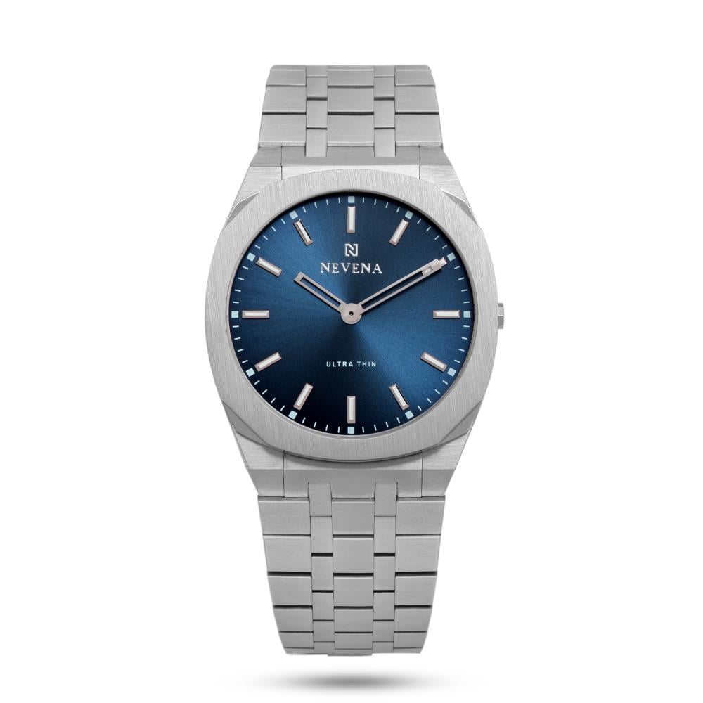 ساعة الحلم الرجالية ستيل باللون الفضي