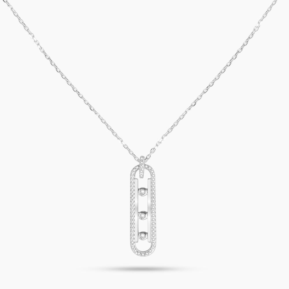 قلادة فضة عيار 925