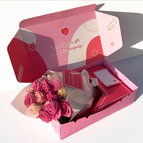 صندوق للورد والهدايا " بوكس " - 12 صناديق