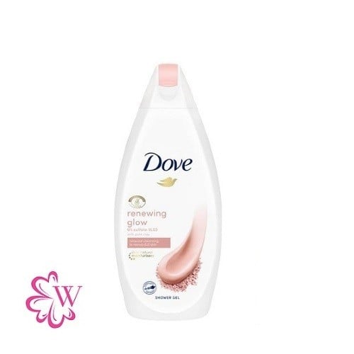 Dove Renewing Glow Pink Clay Shower Gel - Pink Clay Shower Cream-Gel