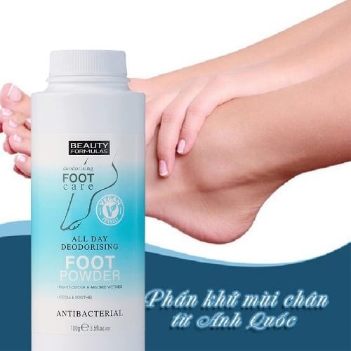 Beauty Formulas All Day Deodorising Foot Powder 100 g - WRDA I