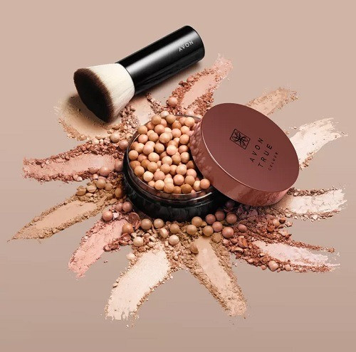 AVON حبيبات أحمر خدود برونزر ترو جلو من افون كوول...