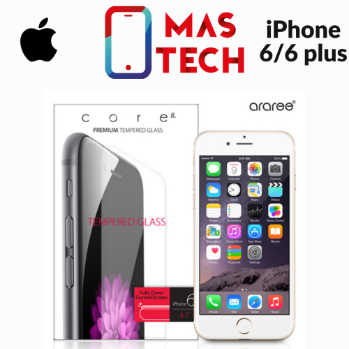 ستيكر حماية أسود أيفون 6/6 بلس