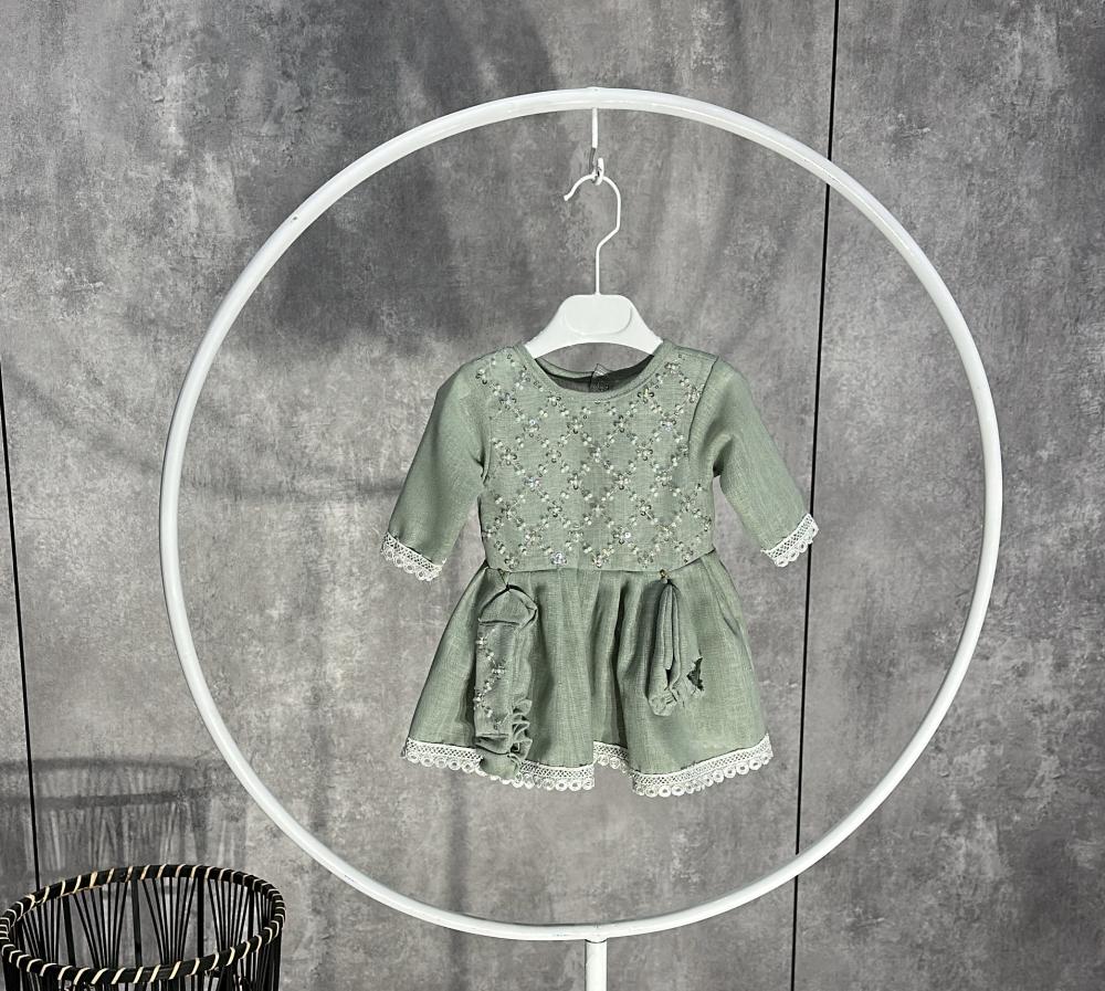 فستان مواليد لمسة ناعمة