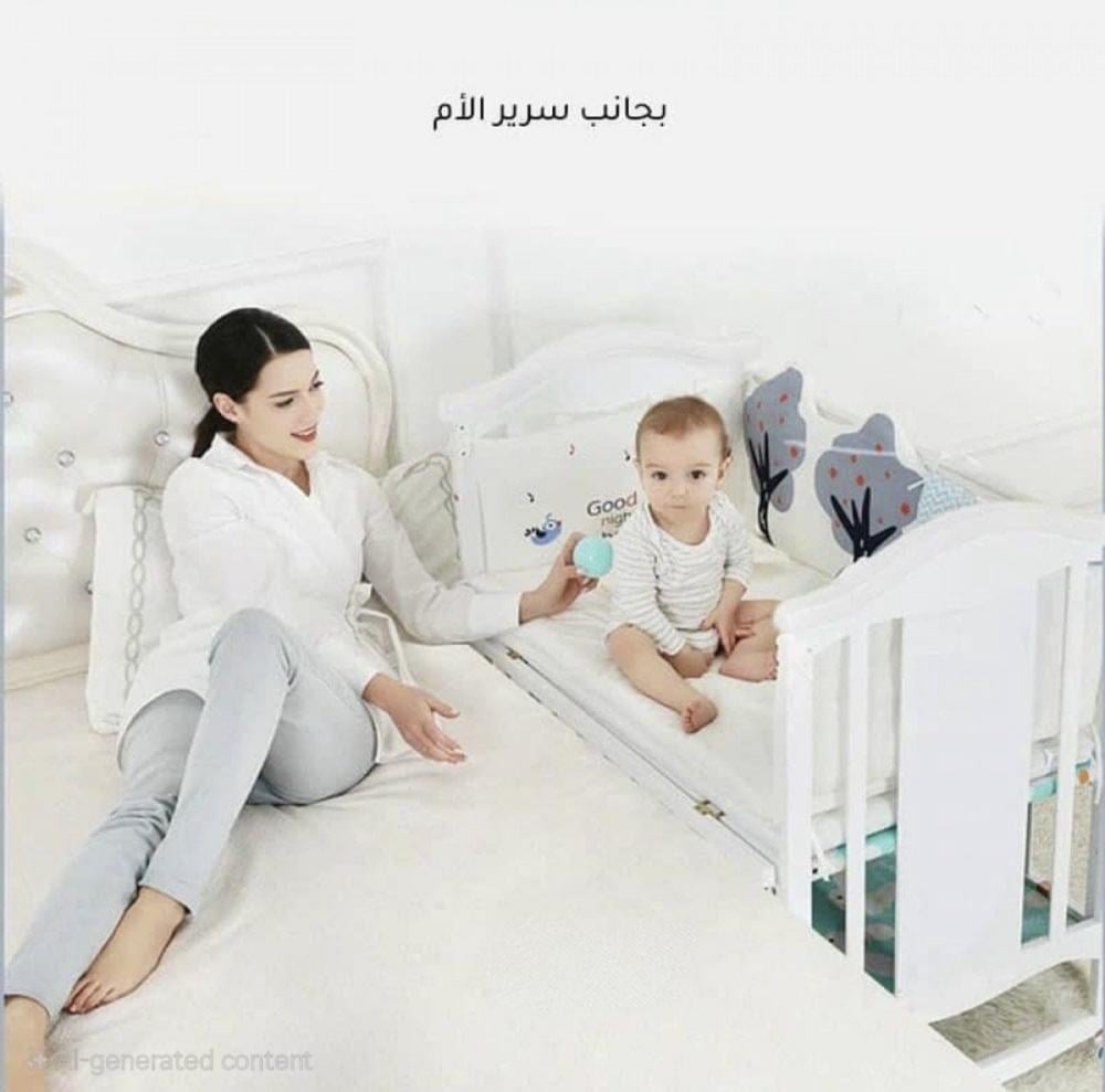 سرير خشب 70 في 120