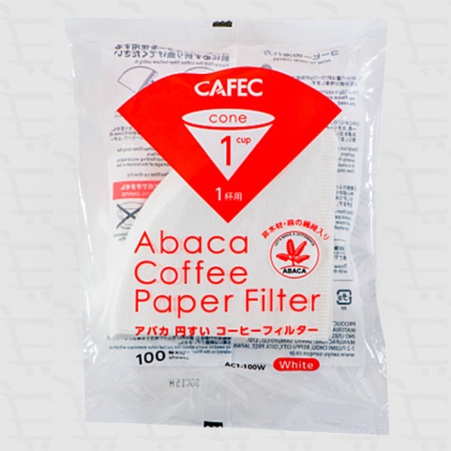 كافيك فلتر ورقي 1 كوب 100 حبه - Cafec filter paper...