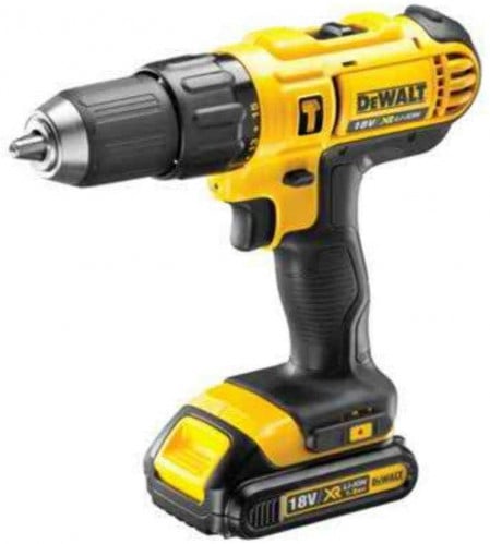 Dewalt XR 18V Li Ion Cordless Compact Hammer Drill Driver DCD776S2 B5 Tools Cube