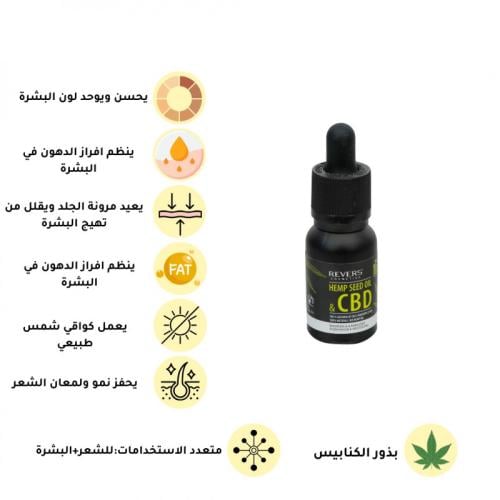 ريفيرز - زيت القنب النقي الطبيعي ١٠٠٪