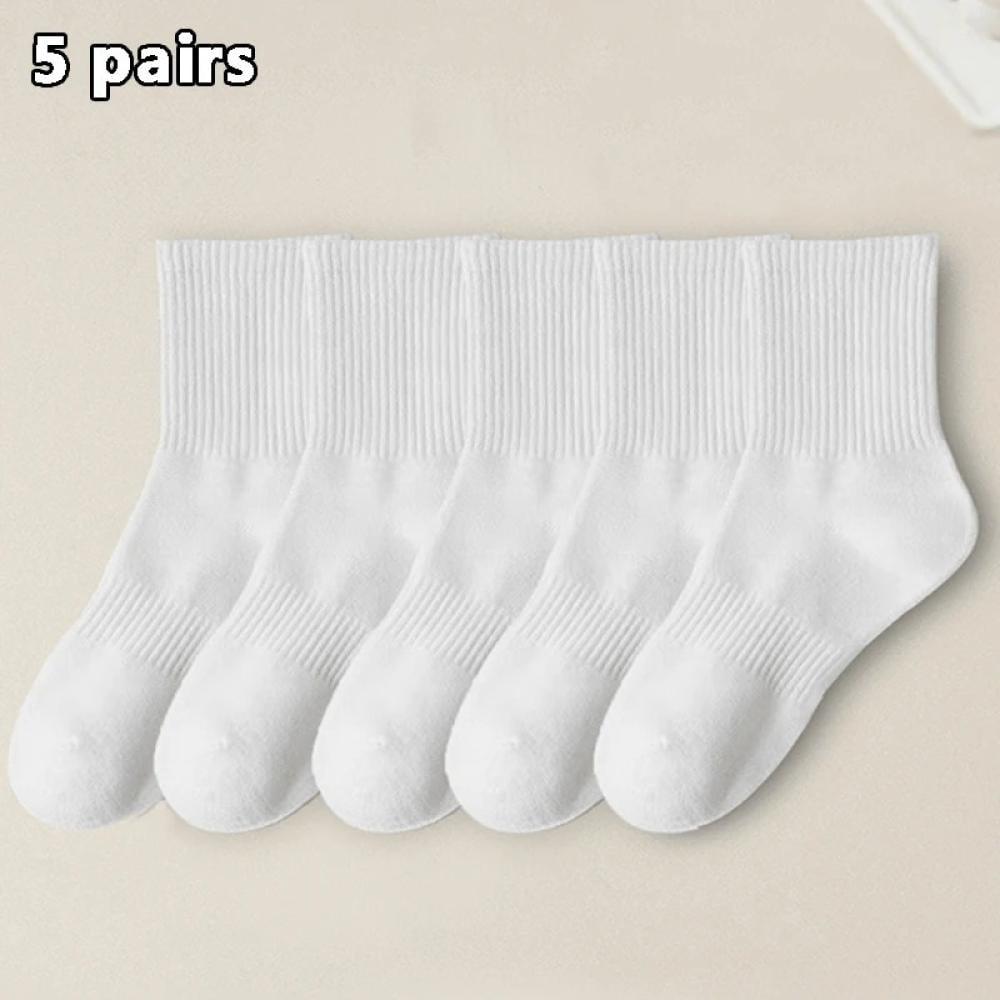 5 pairs white
