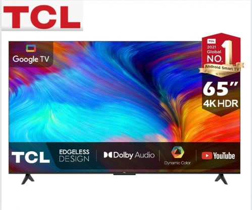 TCL تلفزيون 65 بوصة HDR10 جوجل 65T635