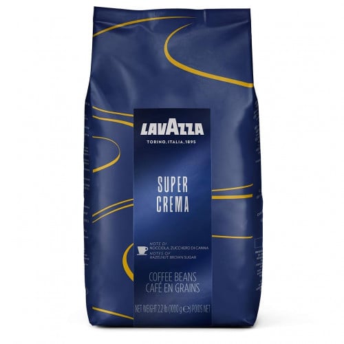 Lavazza Super Crema Espresso Whole Bean Coffee