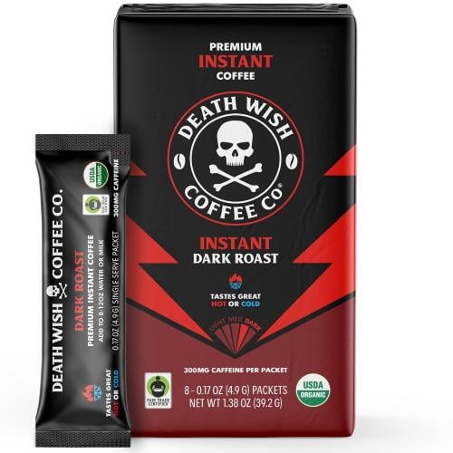 Death Wish Coffee Instant Coffee Dark Roast
