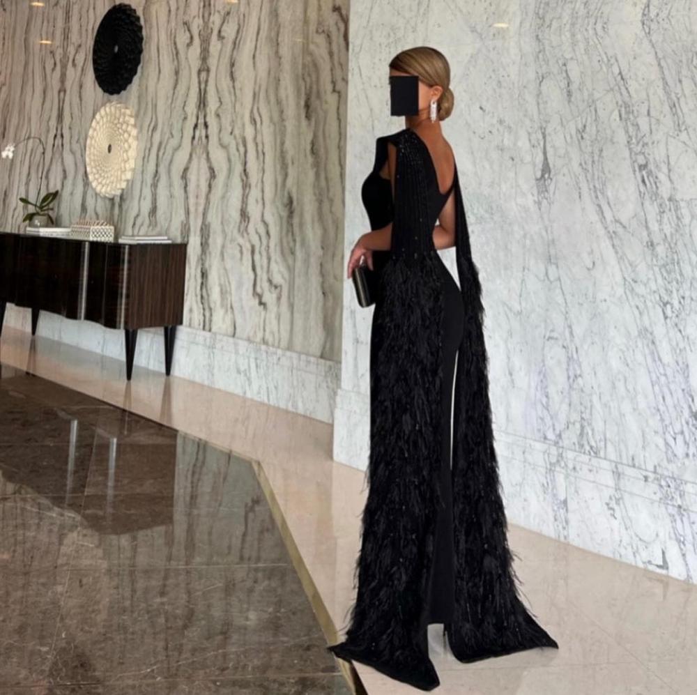 فستان سهره تفته لون اسود