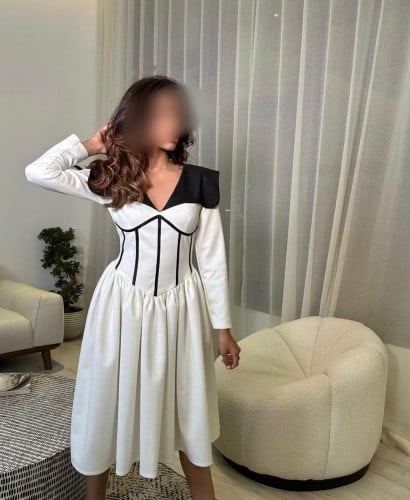 فستان ابيض