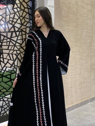عباية تطريز كلوش